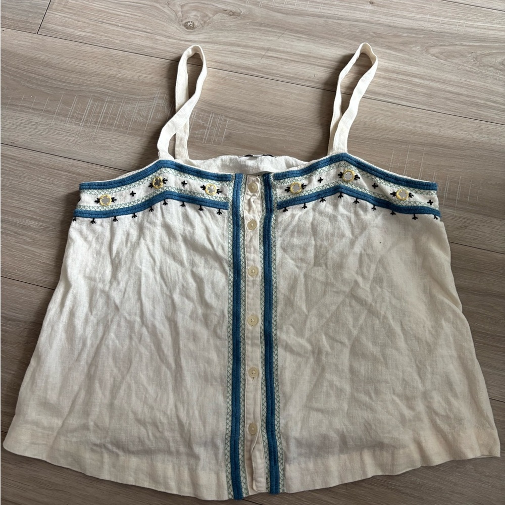 Madewell embroidered tank